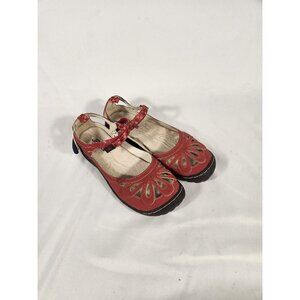 NWT JBU by Jambu Wildflower Encore Women's Red Sandals Comfort Boho Size 9.5M